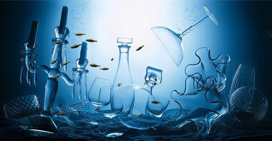 Retro Accessories Κηροπήγιο πενταπλό, 43 cm