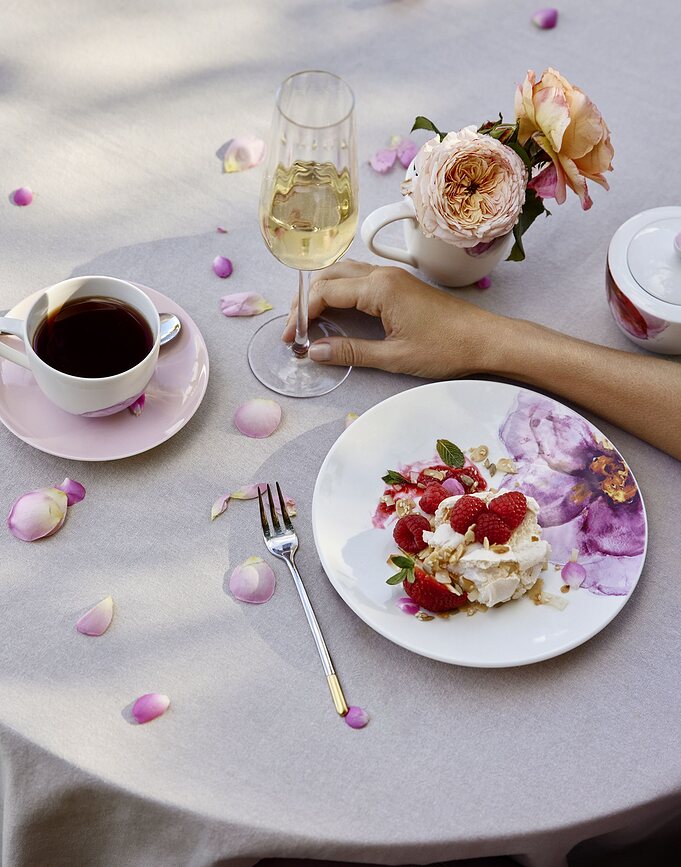 Rose Garden Assiette à Dessert, 21 cm