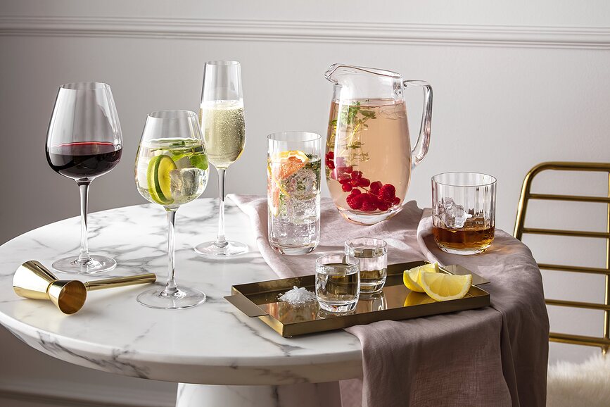 Rose Garden Čaše za bijelo vino 430 ml 4 kom.