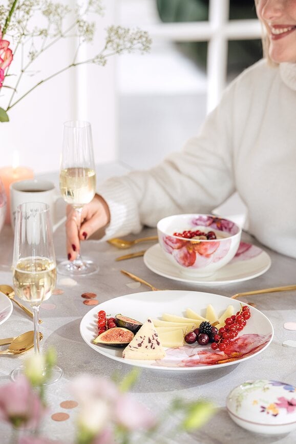 Rose Garden Čaše za šampanjac 280 ml 4 kom.