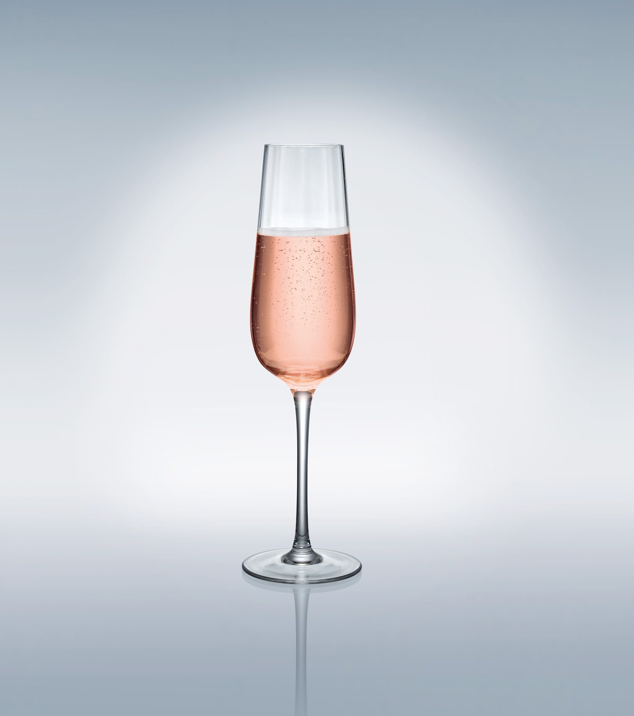 Rose Garden Champagne Glass 4-pack