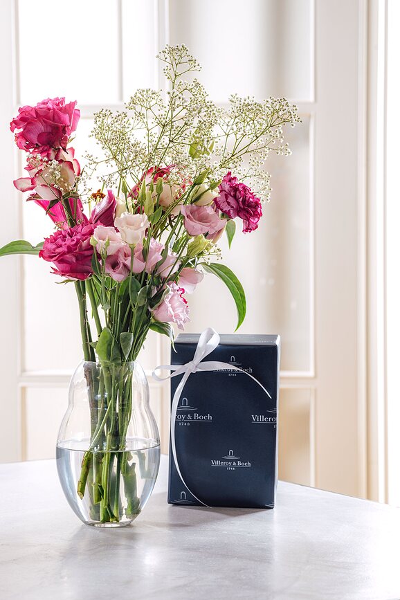 Rose Garden Home Βάζο, 20 cm, διαφανές