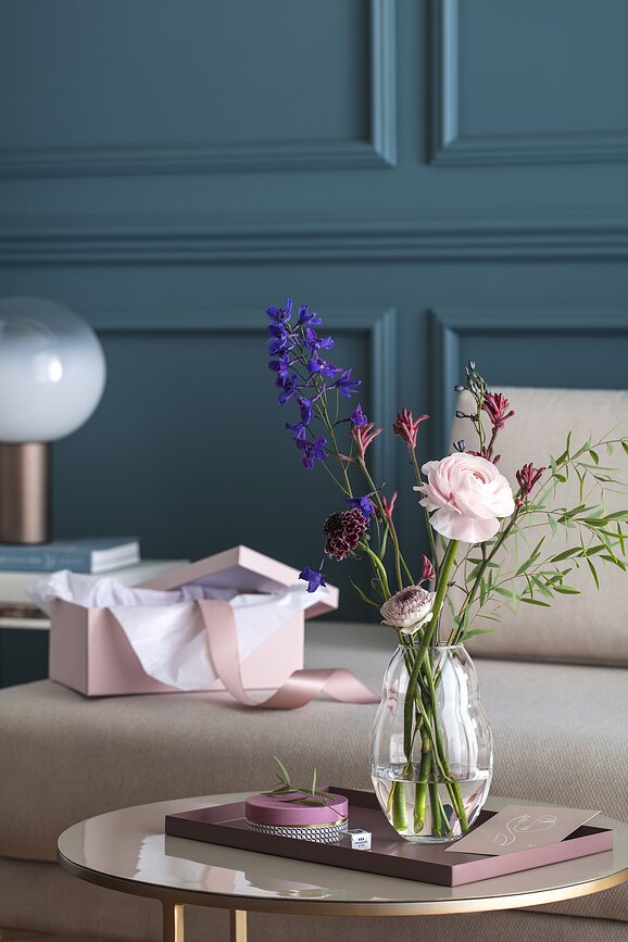 Rose Garden Home Βάζο, 20 cm, διαφανές