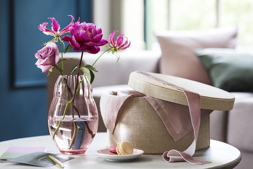 Rose Garden Home Βάζο, 20 cm, διαφανές