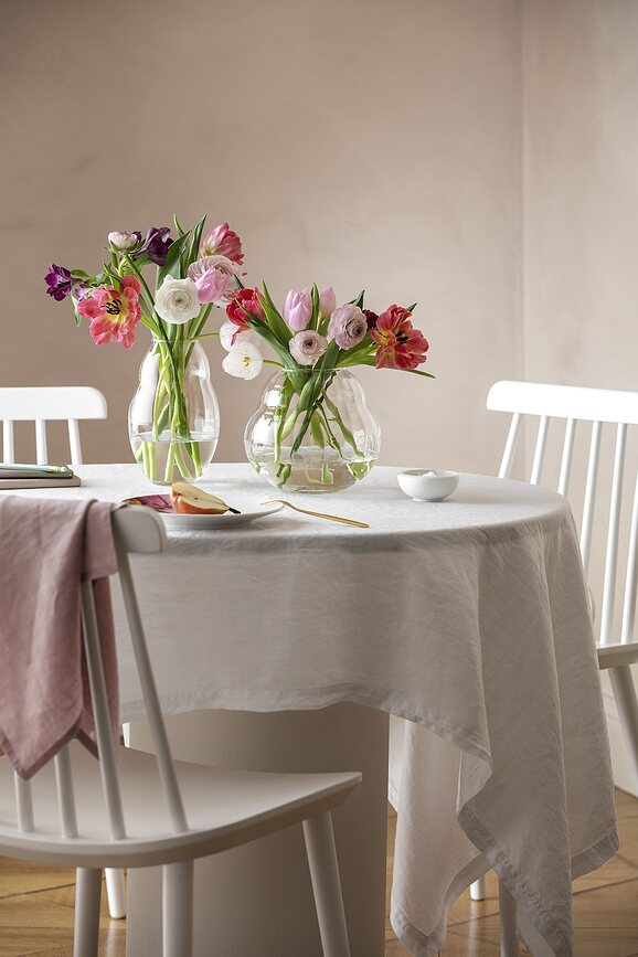 Rose Garden Home Βάζο ή Κηροπήγιο, 17 εκ., ροζ