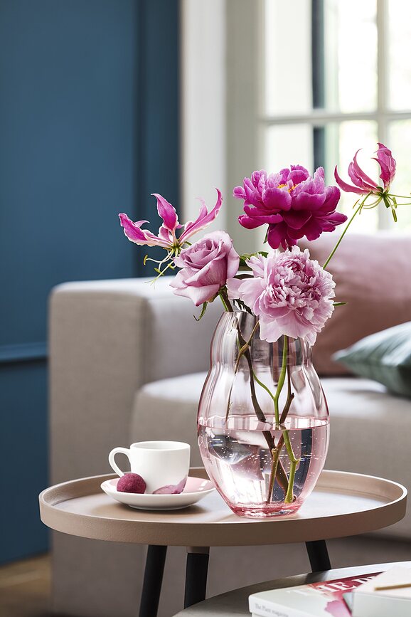 Rose Garden Home Vaza, 20 cm, transparentna