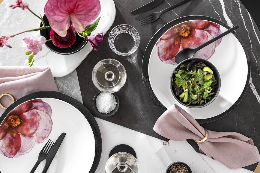 Rose Garden Jedilni krožnik, 29 cm, z vzorcem