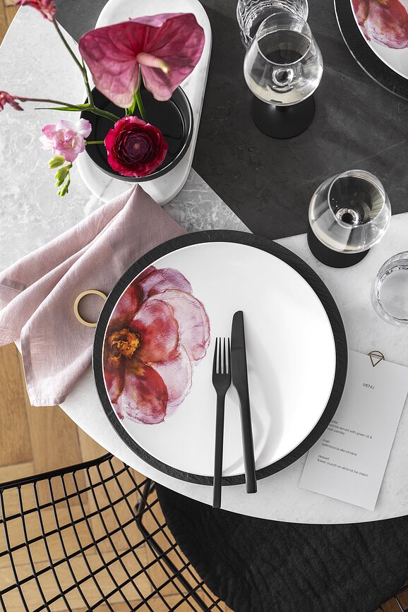 Rose Garden Πιάτο Φαγητού, 29 cm, με σχέδιο