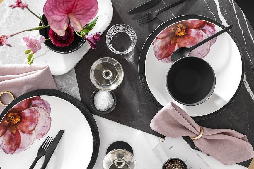 Rose Garden Ποτήρια, 380 ml, 4 τμχ