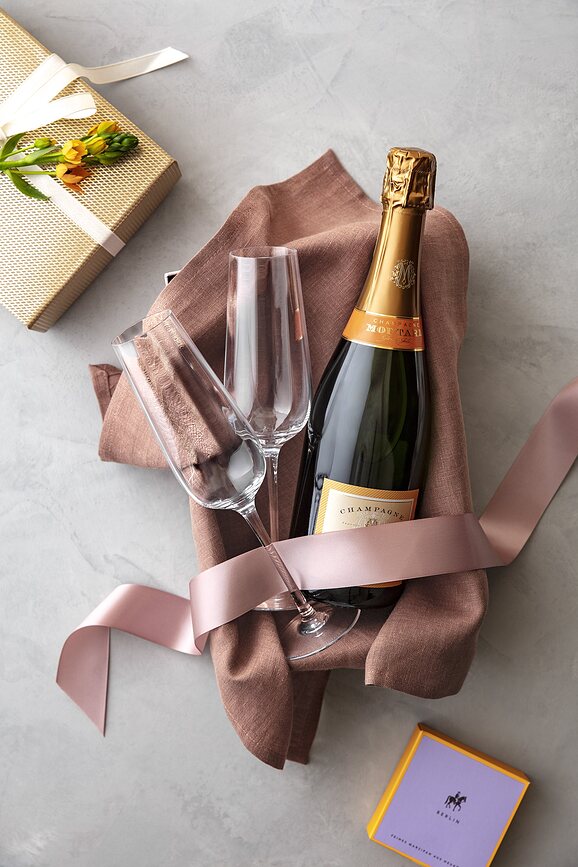 Rose Garden Ποτήρια σαμπάνιας, 280 ml, 4 τμχ