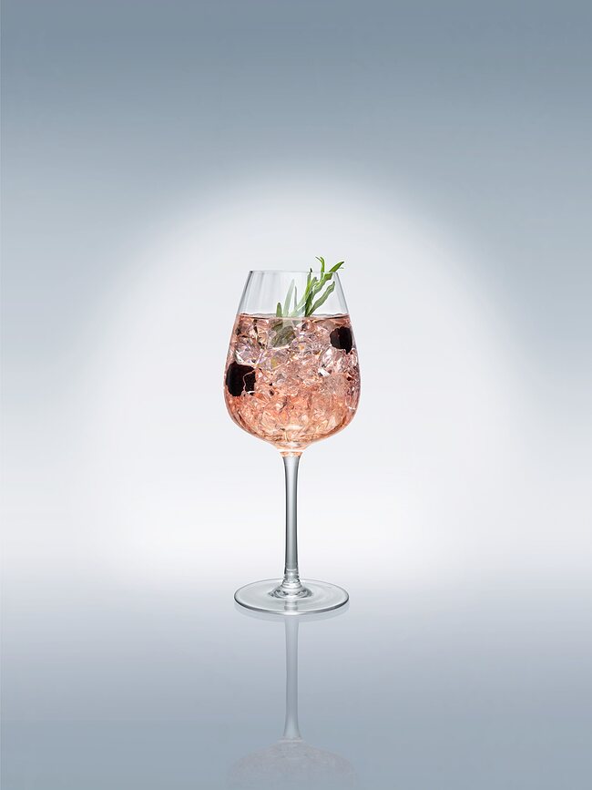 Rose Garden Verres à Vin Blanc 430 ml, Lot de 4