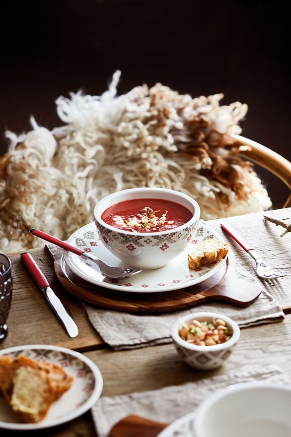 S+ Cranberry Pribor za jelo Set od 24 dijelova