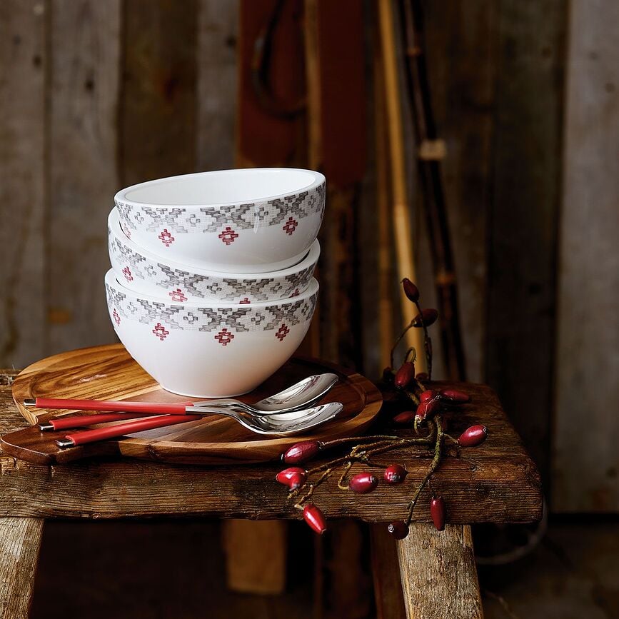 S+ Cranberry Pribor za jelo Set od 24 dijelova