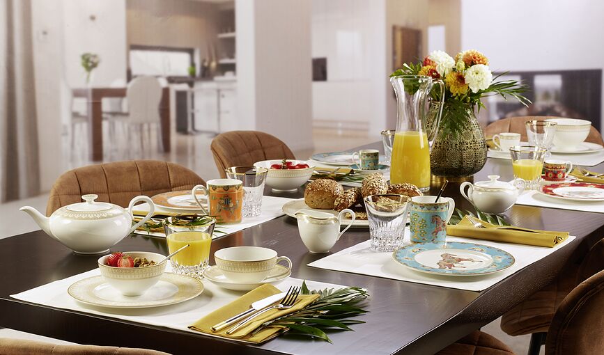 Samarkand Mandarin Assiette à Déjeuner 22 cm