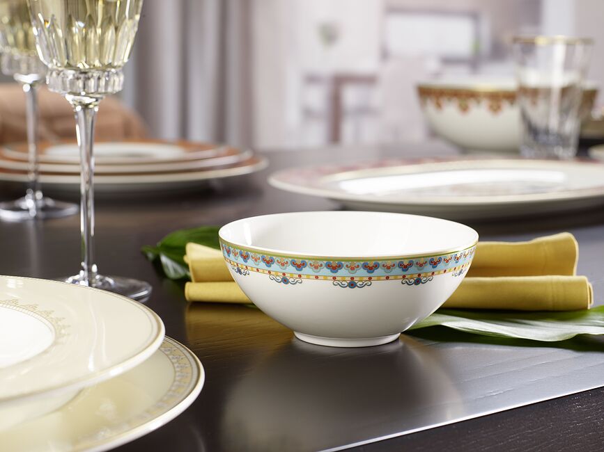 Samarkand Skledica, 13 cm, akvamarin