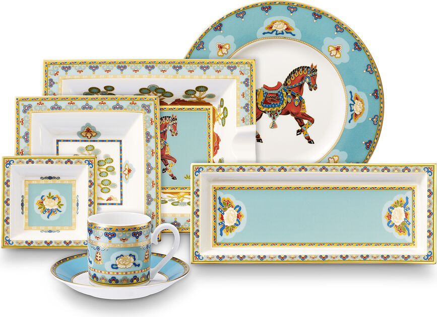 Samarkand Soucoupe pour tasse à espresso, aquamarin