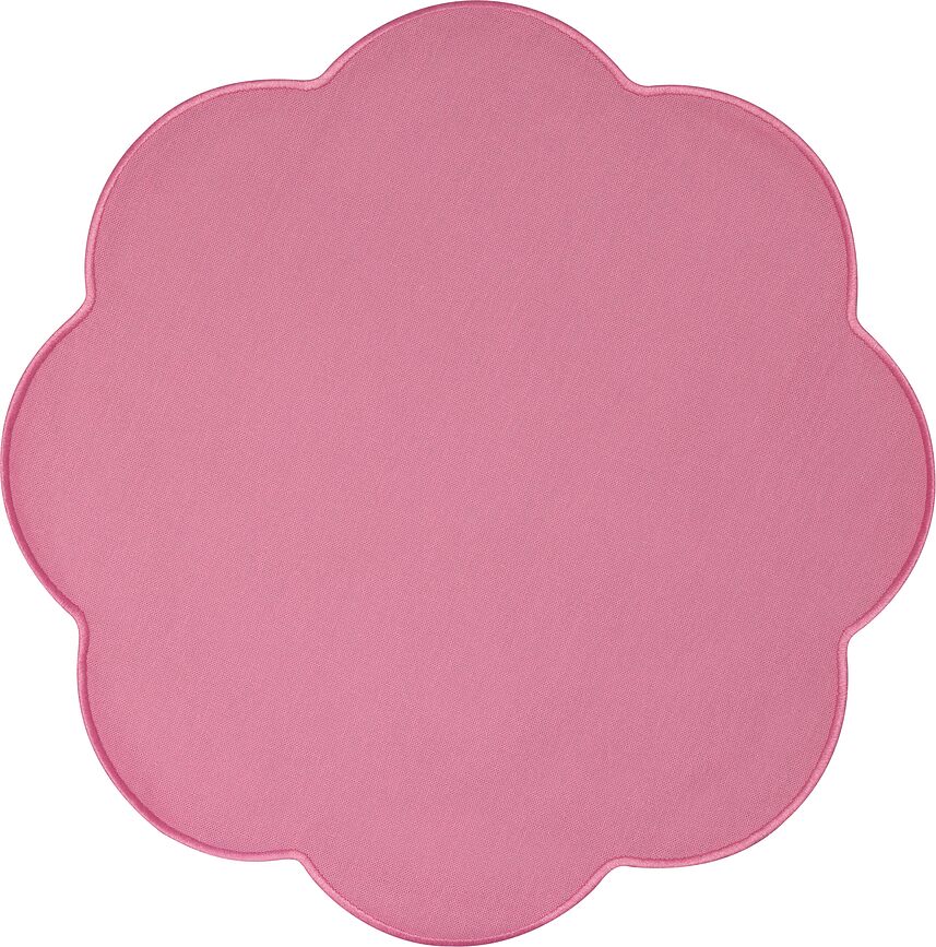 Serviettes en coton Fleur Cassis 40 cm, lot de 2