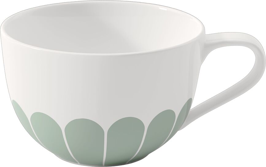 Skodelica za kapučino Fleur Vert 300 ml