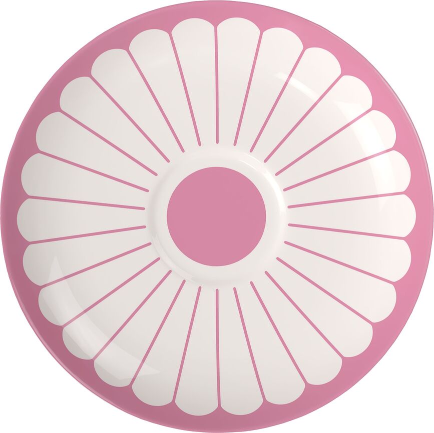 Soucoupe pour tasse à cappuccino Fleur Cassis