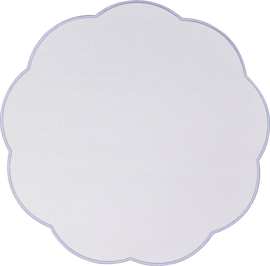 Sous-plat Fleur Bleu 40 cm