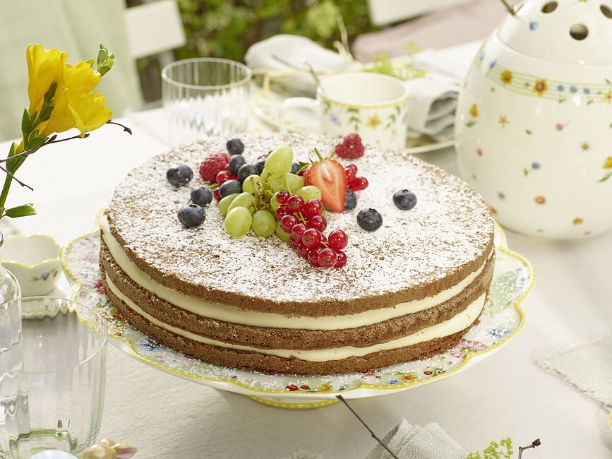 Spring Awakening Plat à Gâteau, 33 cm