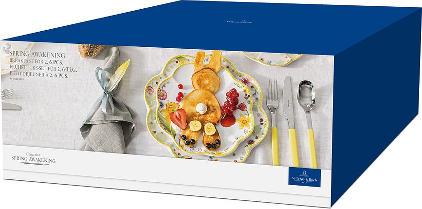 Spring Awakening Set de Petit-déjeuner, 6 pièces
