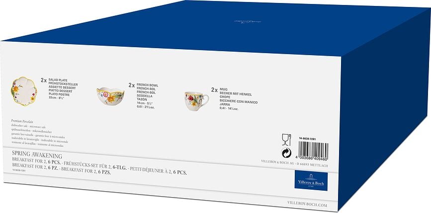 Spring Awakening Set za Doručak od 6 dijelova