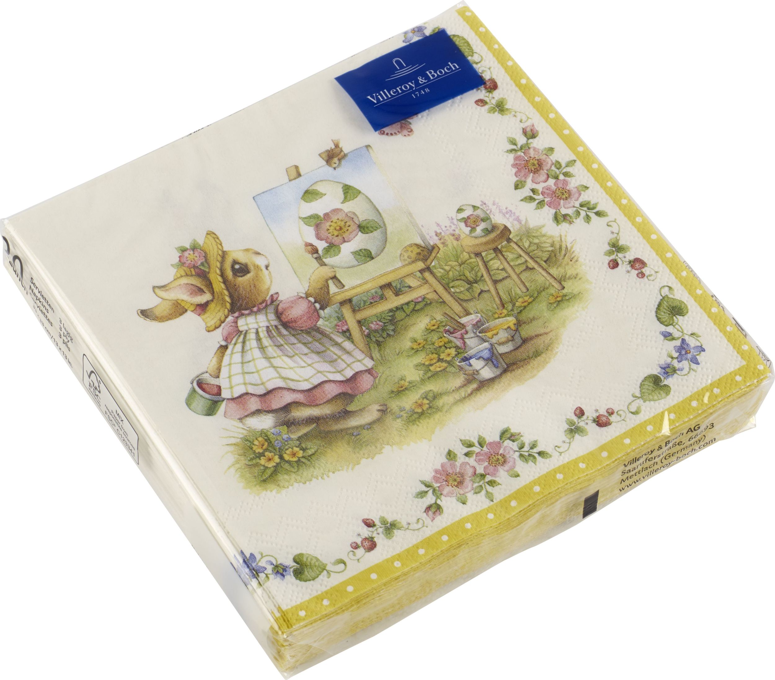 Spring Fantasy Bunnies Papierservietten 33 cm 20 St.