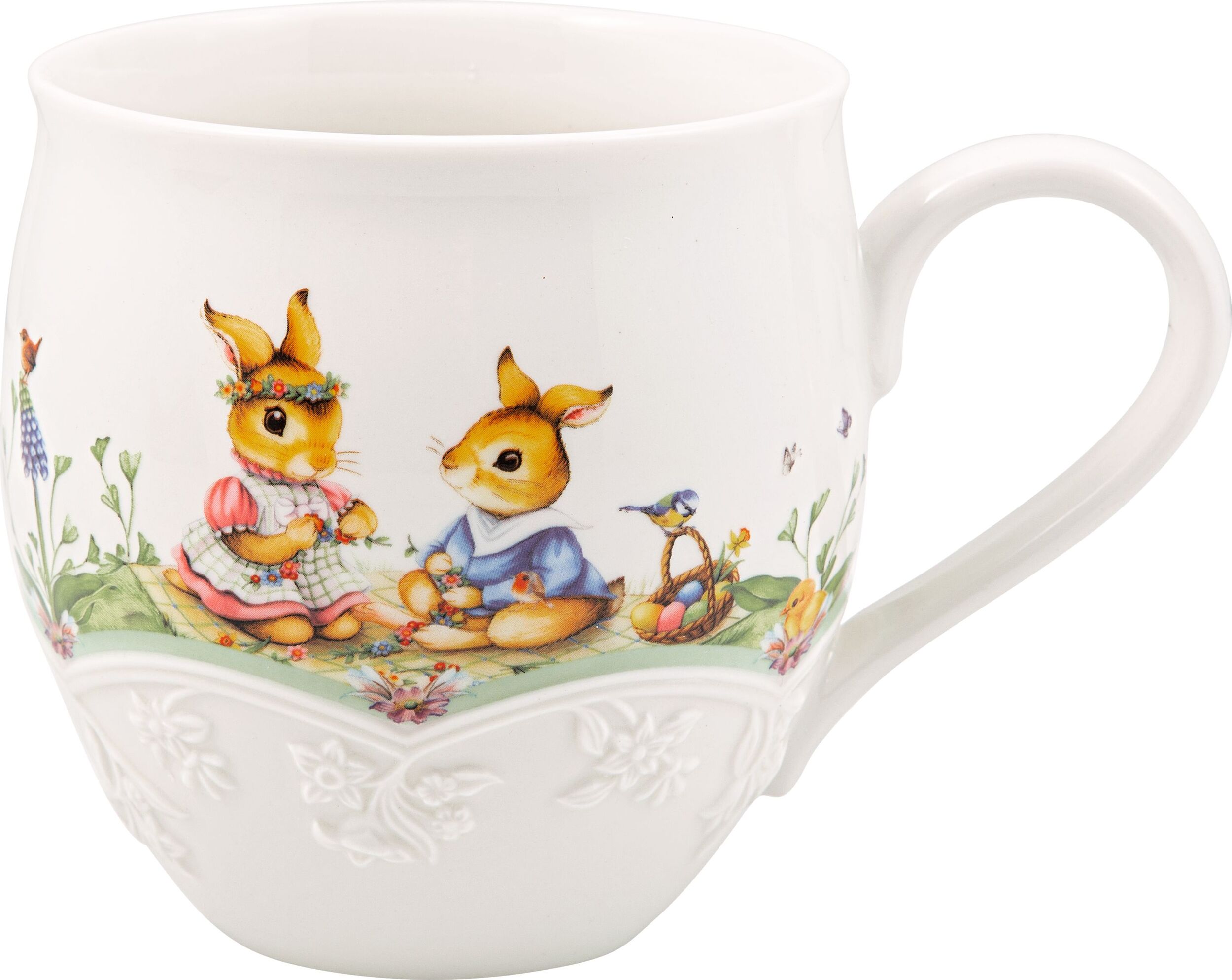 Villeroy & Boch Becher "Henkelbecher Spring Fantasy 0,5 l bunt"