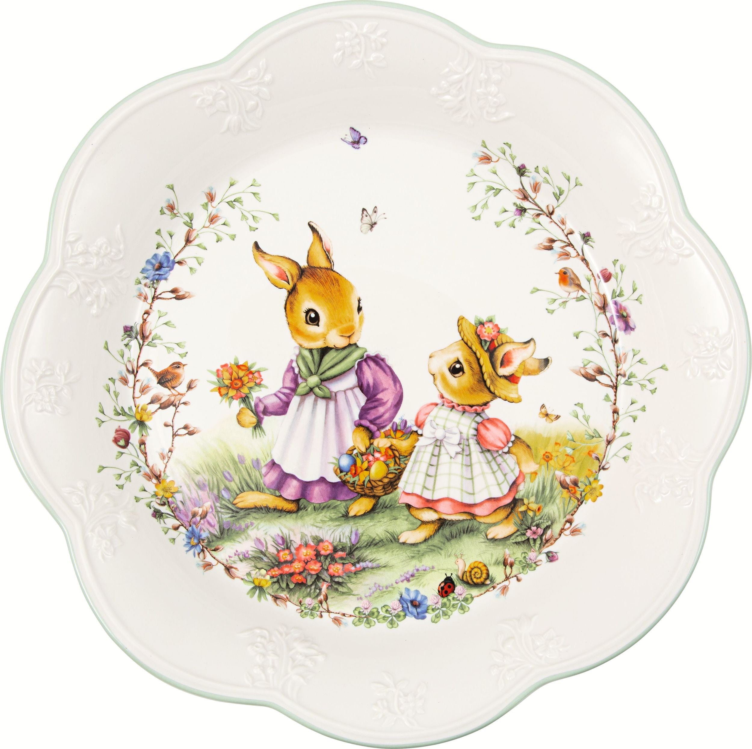 Spring Fantasy Flower Meadow Schüssel 30,5 cm