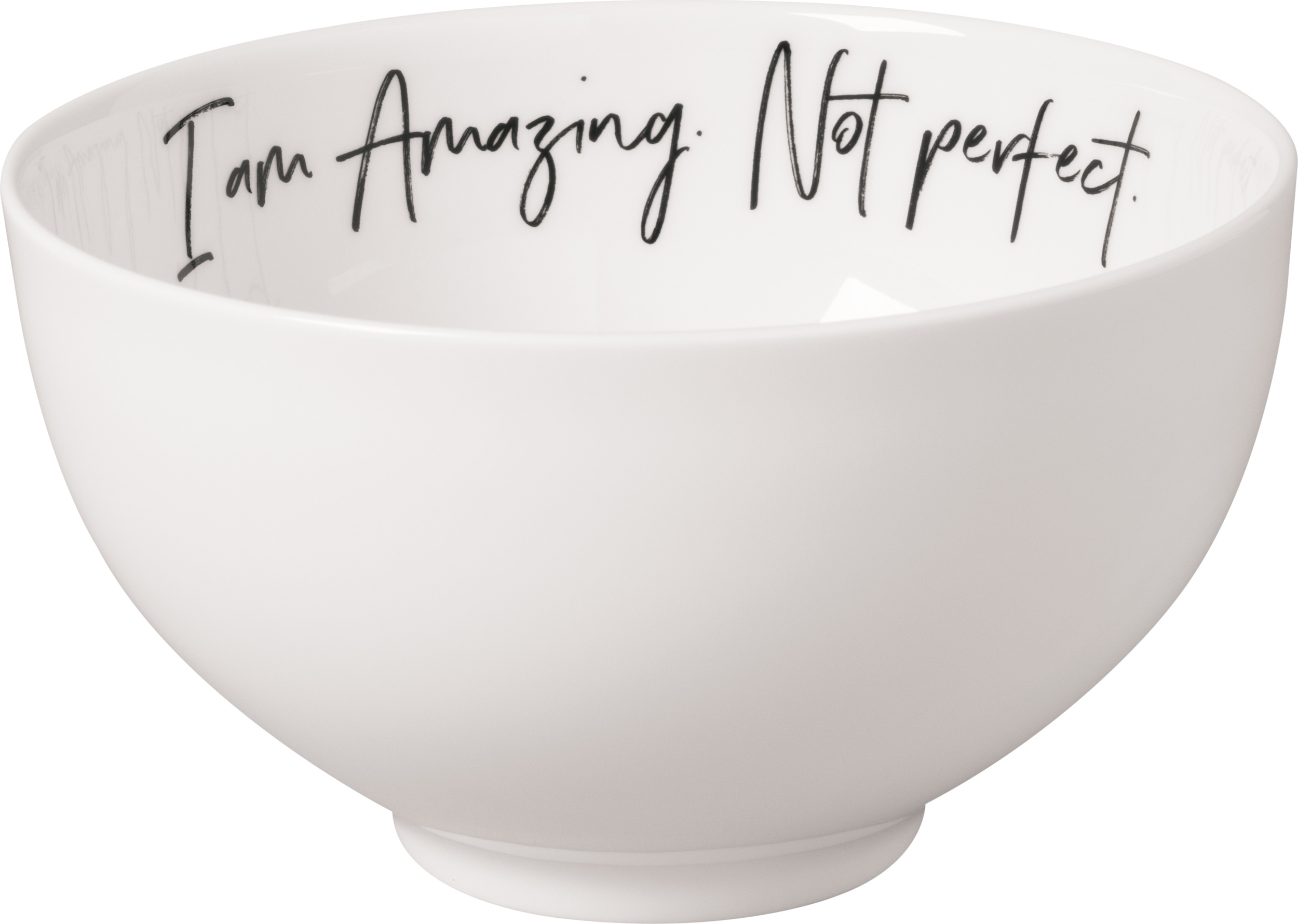 Statement I Am Amazing Not Perfect Schale 14 cm