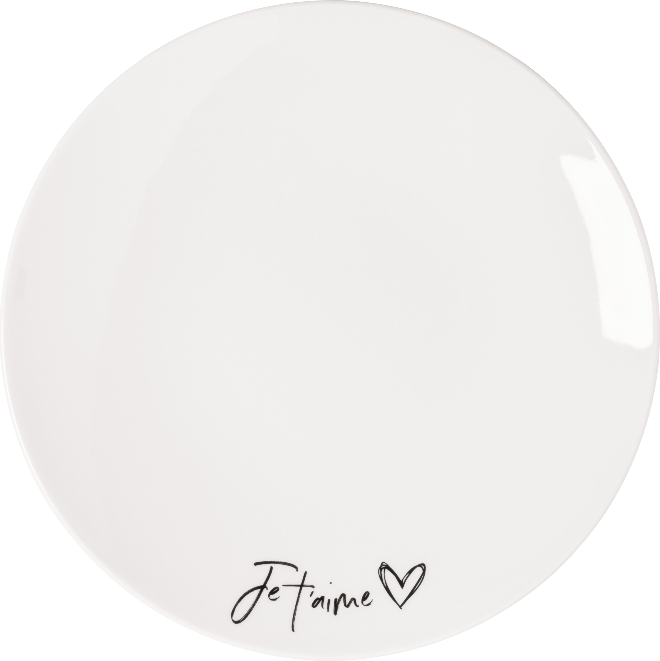 Statement Je T'aime Frühstücksteller 21 cm