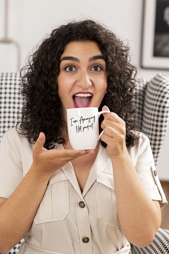 Statement Tasse, "Je suis incroyable, pas parfaite", 340 ml