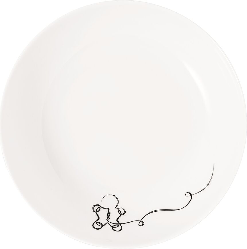 Statement Xmas Bol plat, 18 cm