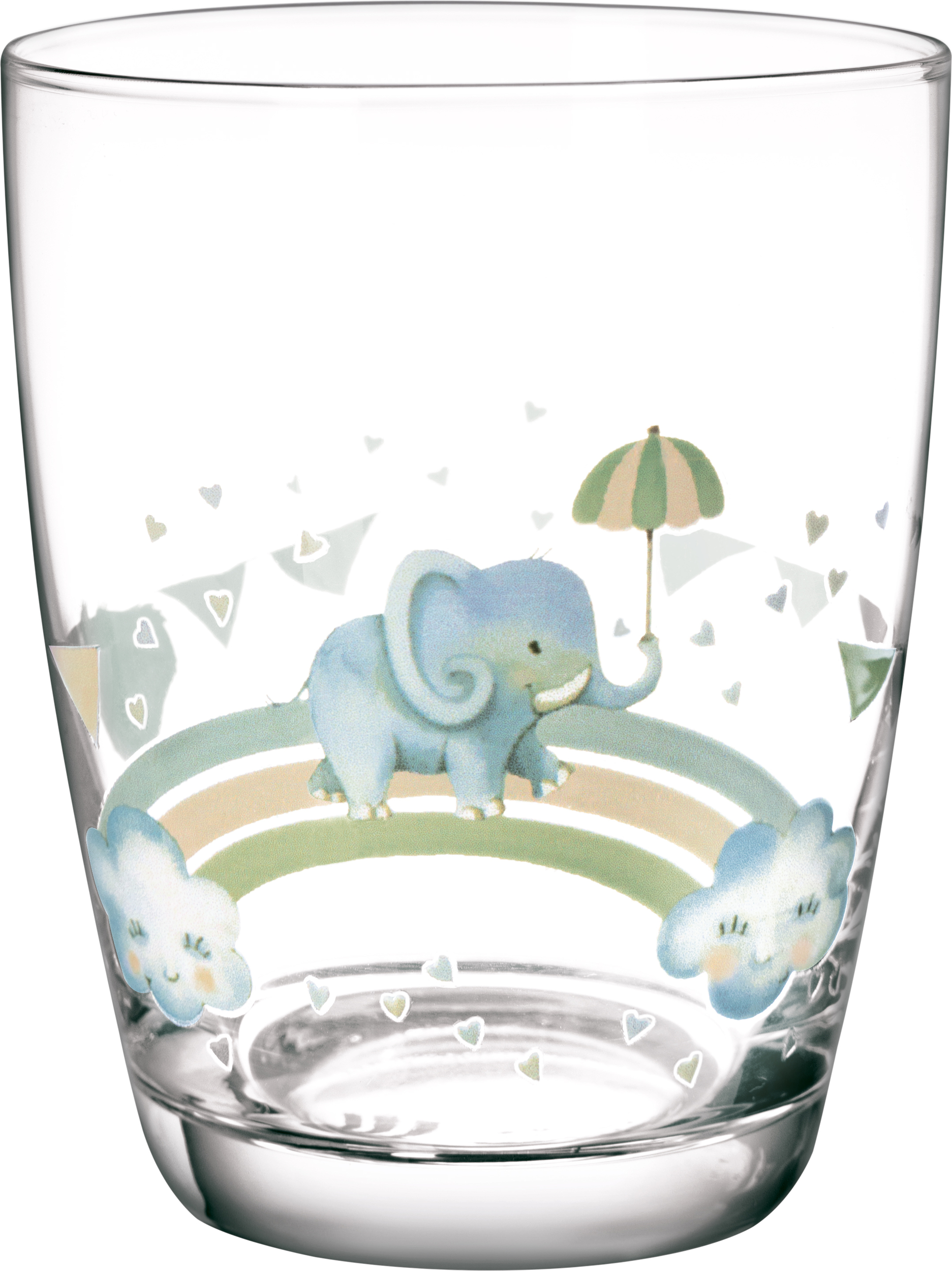 Boho kids, set de vasos infantiles Walk like an elephant, 2 piezas
