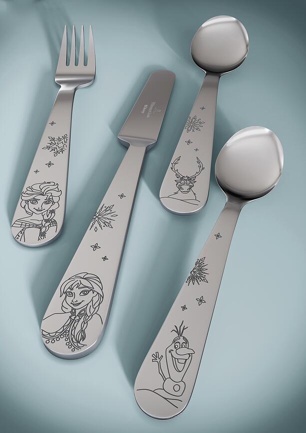 Sztućce dziecięce Disney Frozen 4 el.