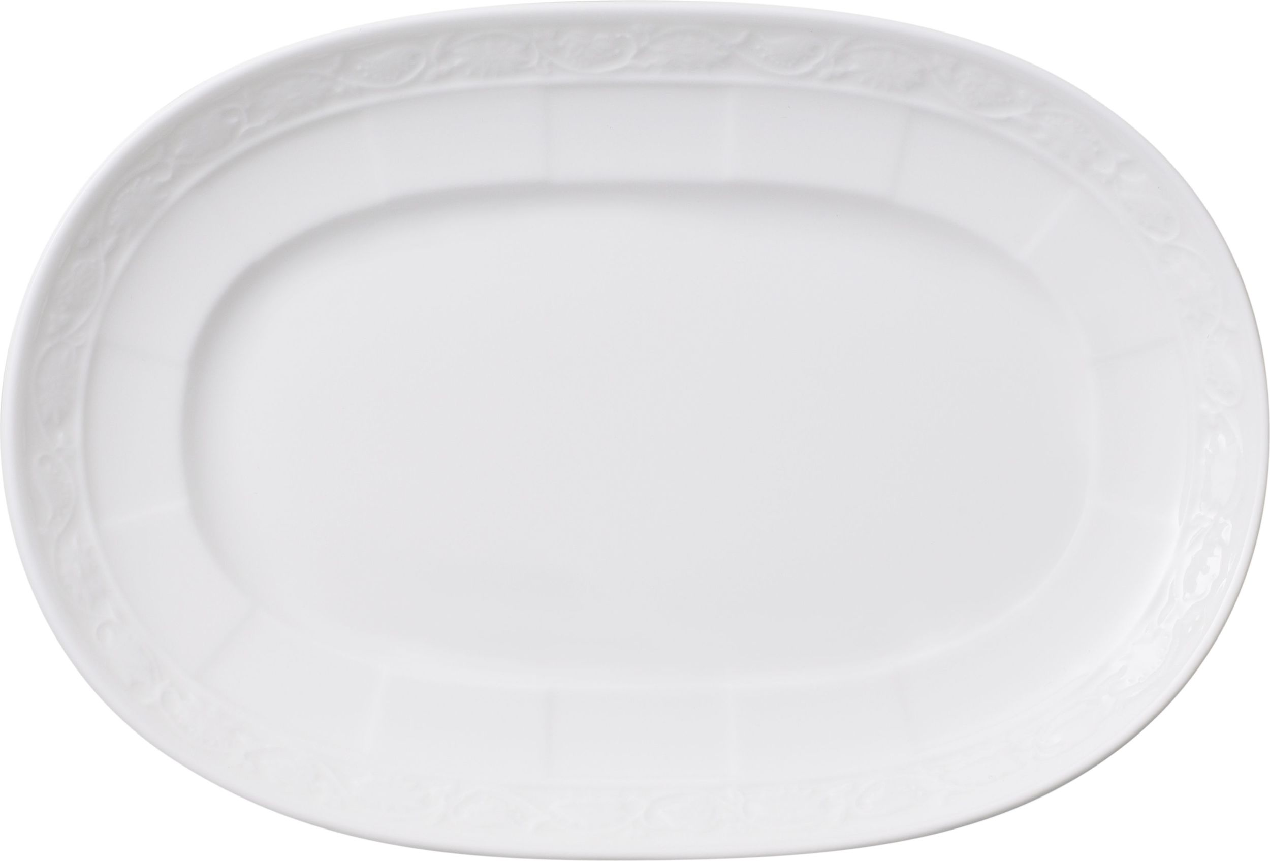 Talerz na przekąski lub spodek do sosjerki White Pearl 22 cm