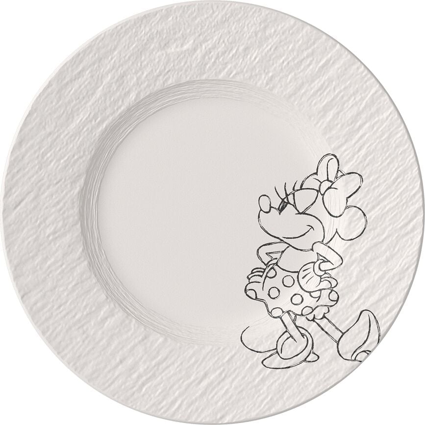 Тарілка для сніданку Manufacture Rock Mickey Mouse 21,7 см, біла