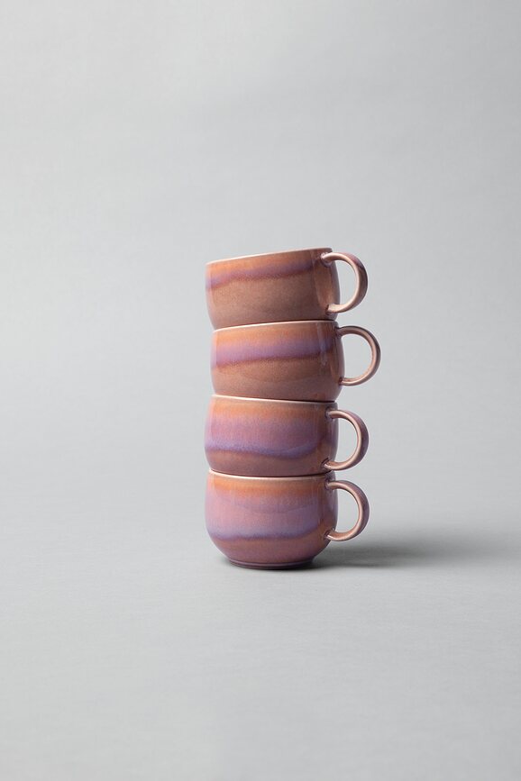 Taza de espresso Perlemor Coral, 100 ml