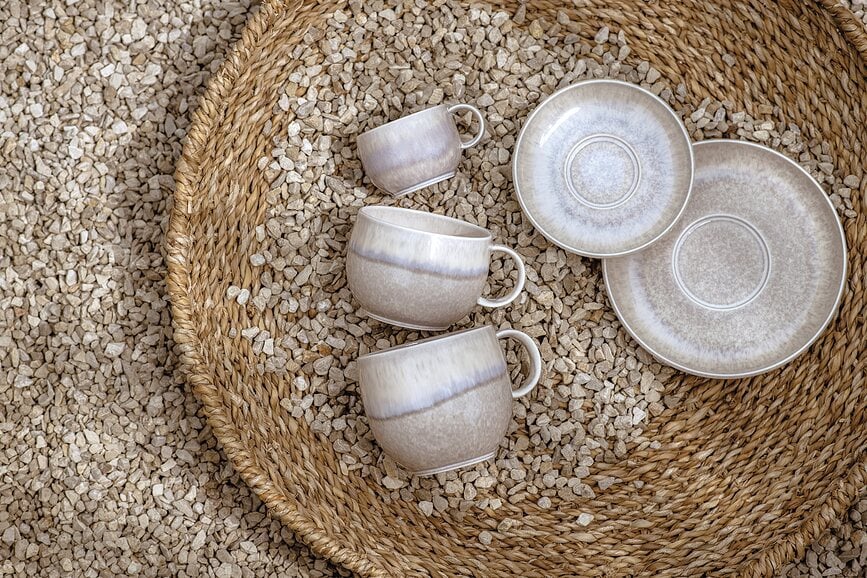 Taza de espresso Perlemor Sand, 100 ml