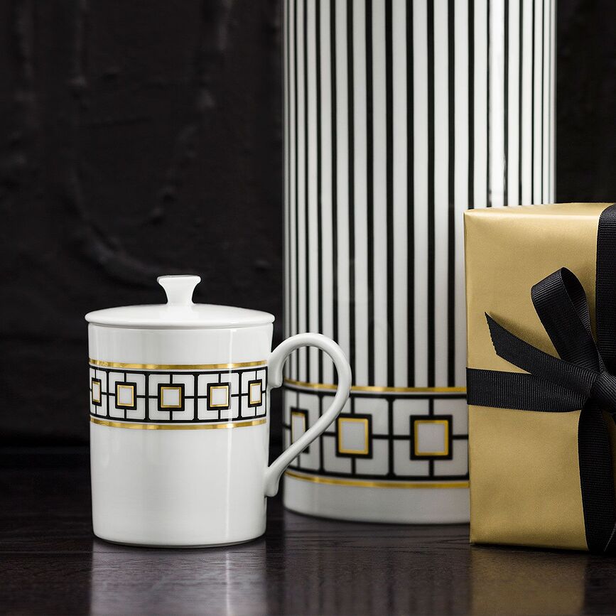 Taza MetroChic Gifts, 260 ml, con tapa