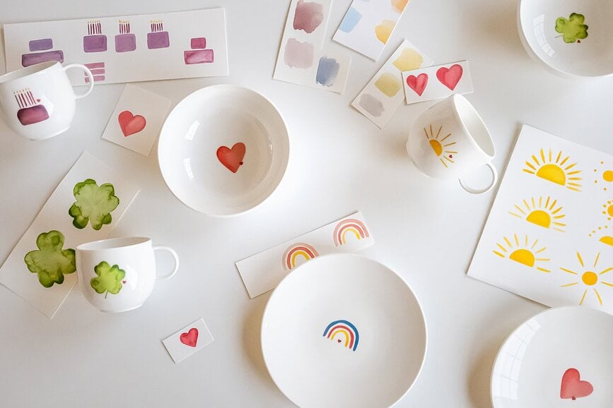 Taza With Love Be Happy