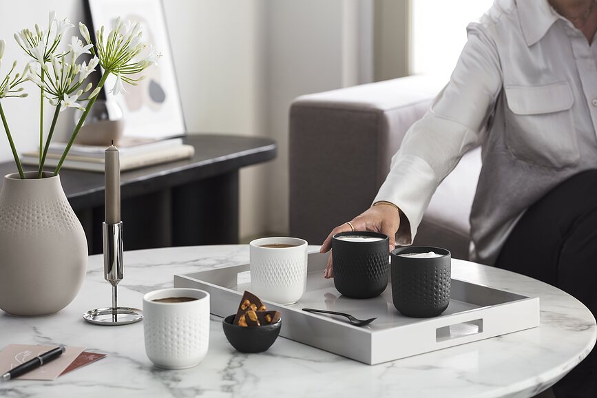 Tazas Manufacture Collier Blanc, 290 ml, 2 unidades