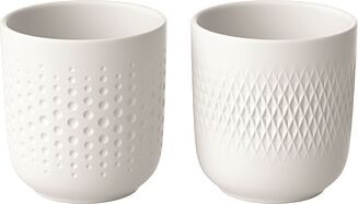 Tazas Manufacture Collier Blanc, 290 ml, 2 unidades