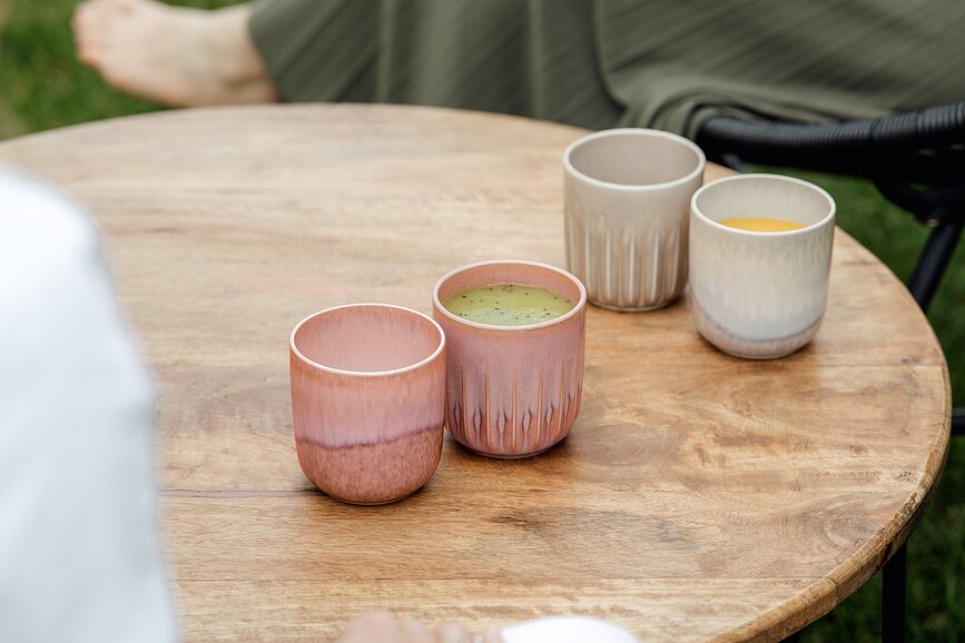 Tazas Perlemor Sand, 350 ml, 2 unidades