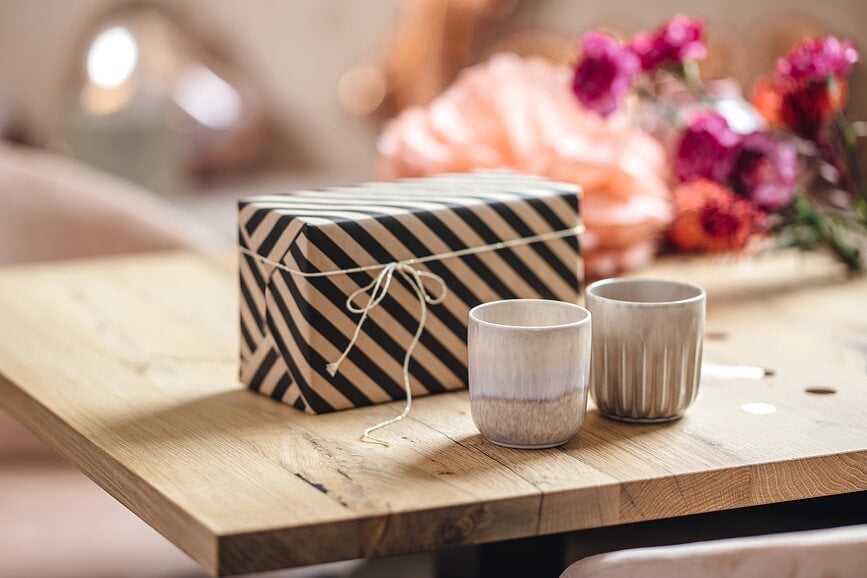 Tazas Perlemor Sand, 350 ml, 2 unidades