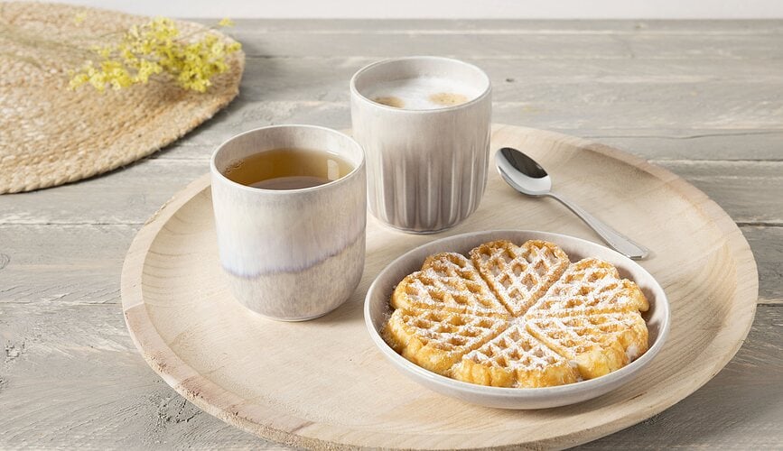 Tazas Perlemor Sand, 350 ml, 2 unidades