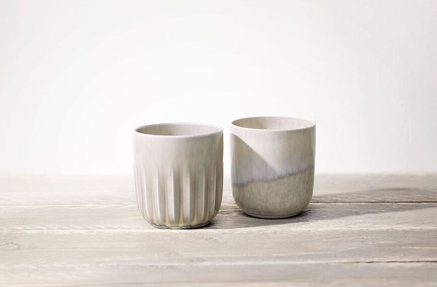 Tazas Perlemor Sand, 350 ml, 2 unidades