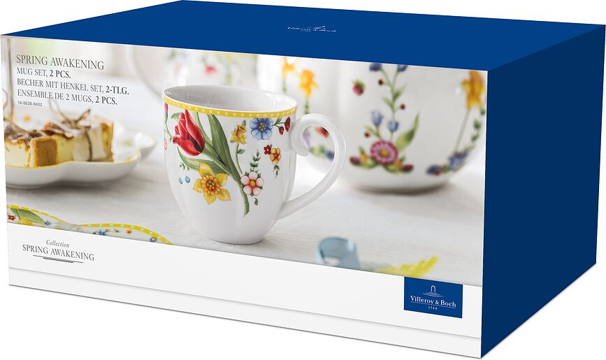 Tazas Spring Awakening, 400 ml, 2 unidades