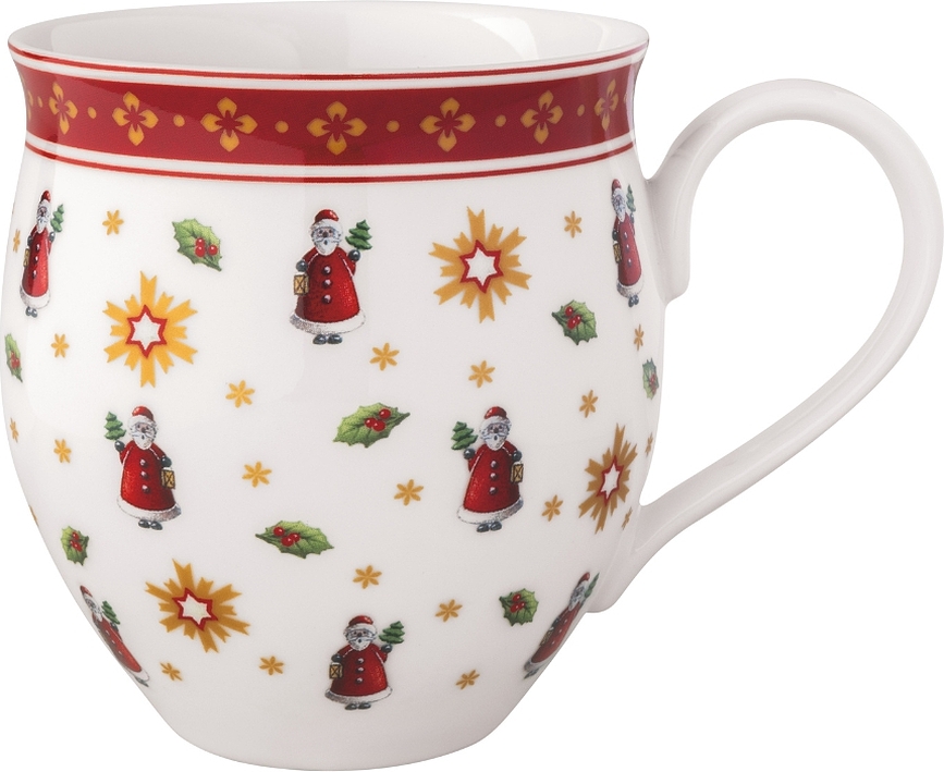 Tazas Toy's Delight Anniversary, con motivos navideños, 4 unidades